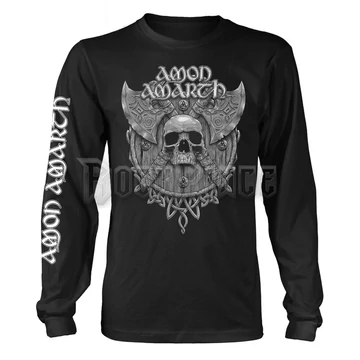 AMON AMARTH - GREY SKULL (BLACK) - hosszú ujjú póló - PH11896LS
