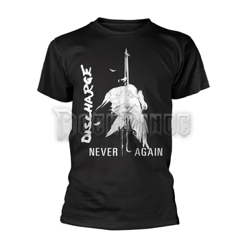 DISCHARGE - NEVER AGAIN - Unisex póló - PHD11477