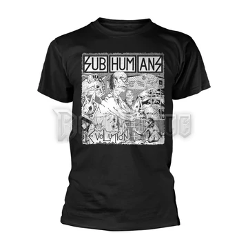 SUBHUMANS - EVOLUTION - Unisex póló - PHD11876