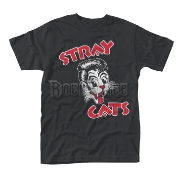 STRAY CATS - CAT LOGO - Unisex póló - PH10025