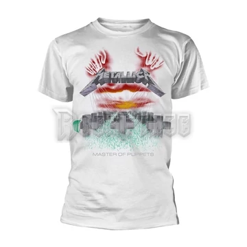 METALLICA - MASTER OF PUPPETS (WHITE) - Unisex póló - PHDMTLTSWMAS