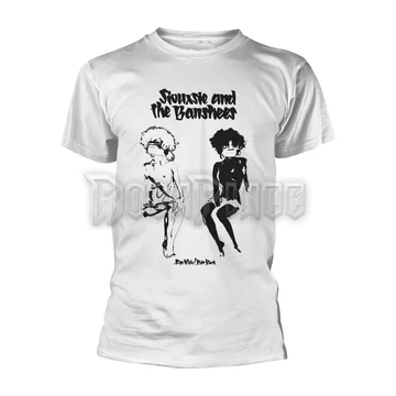 SIOUXSIE &amp; THE BANSHEES - BLACK EVE (WHITE T-SHIRT) - RTBSI007 - UNISEX PÓLÓ