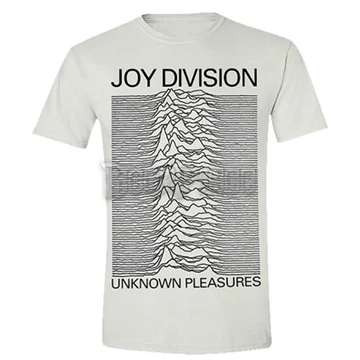 JOY DIVISION - UNKNOWN PLEASURES (WHITE) - Unisex póló - PHD10115