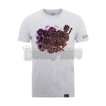 RICK AND MORTY X ABSOLUTE CULT - WUBBA LUBBA (HEATHER GREY) - Unisex póló - BILRNM00006GR