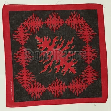 FIRE - RED - kendő/bandana