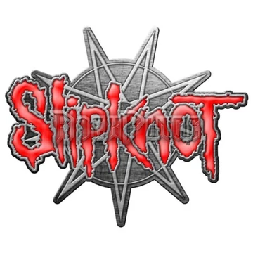 SLIPKNOT - 9 POINTED STAR - kitűző / fémjelvény - PB075