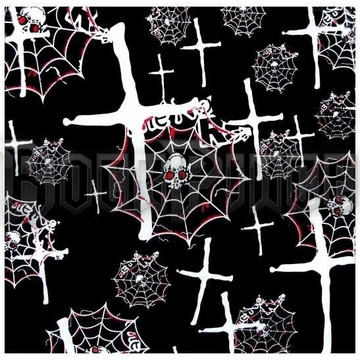 Spider &amp; Skull - kendő/bandana - BAN171