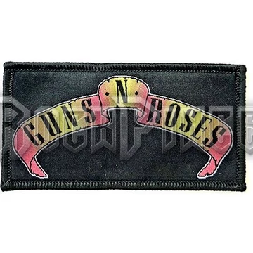 Guns N' Roses - Scroll Logo - Kisfelvarró / Folt - GNRPAT03