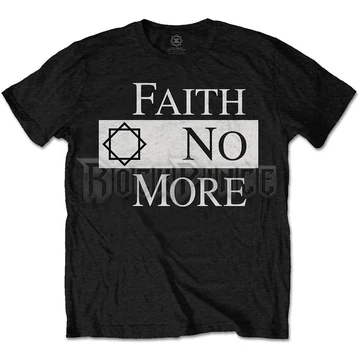 Faith No More - Classic Logo V.2. - Unisex Póló - FNMTS02MB
