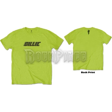 Billie Eilish - Racer Logo &amp; Blohsh - unisex póló - BILLIETS07MLG