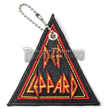 Def Leppard - Tri-Logo - kulcstartó - DEFLPATKEY03