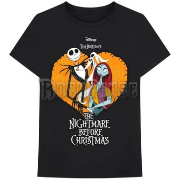 The Nightmare Before Christmas - Heart - Unisex Póló - TNBCTS07MB