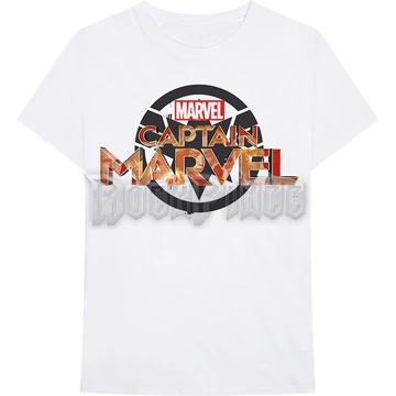 Marvel Comics - Captain Marvel New Logo - Unisex Póló - MARVTS63MW