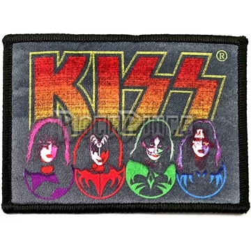 KISS - Faces &amp; Icons - Kisfelvarró / Folt - KISSPAT09