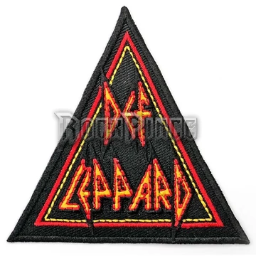 Def Leppard - Tri-Logo - Kisfelvarró / Folt - DEFLPAT03