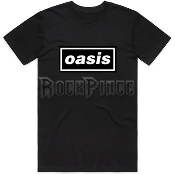 Oasis - Decca Logo - unisex póló - OASTS01MB / PHDOASTSBDEC