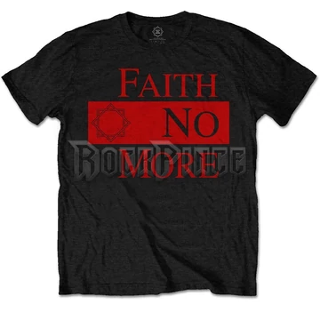 Faith No More - Classic New Logo Star - unisex póló - FNMTS01MB