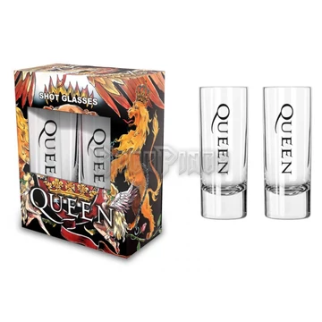 Queen - Crest - 2 db-os felespohár szett - SG004