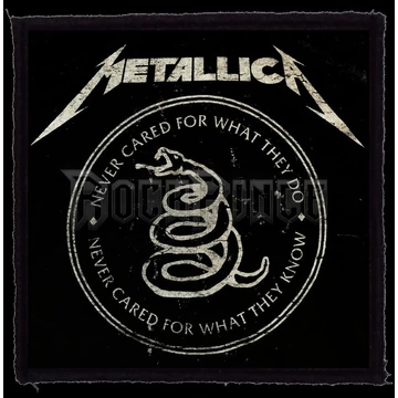 METALLICA - Never Cared (95x95) - kisfelvarró HKF-0789