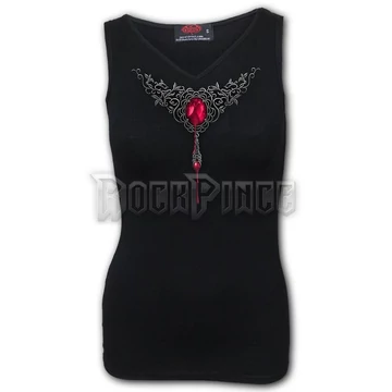 BLOOD ROSE AO - V-Neck Vest Top - S015G093