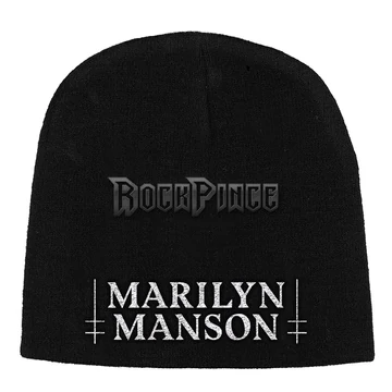 Marilyn Manson - Logo - kötött sapka - BH121