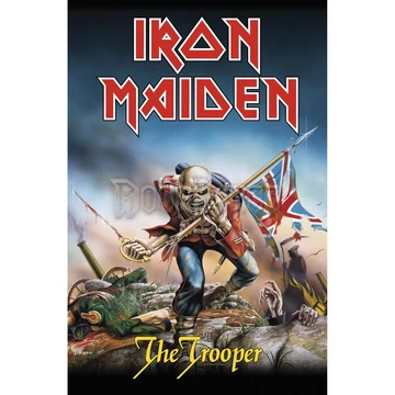 Iron Maiden: The Trooper - Textil poszter / Zászló - TP242