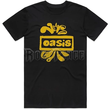 Oasis - Drawn Logo - Unisex Póló - OASTS02MB