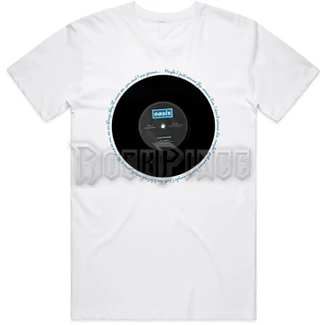 Oasis - Live Forever Single - Unisex Póló - OASTS03MW