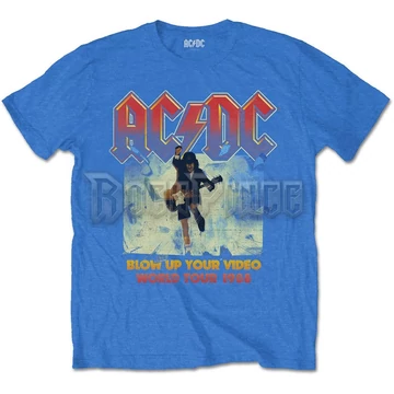 AC/DC - Blow Up Your Video - Unisex Póló - ACDCTS42MBL