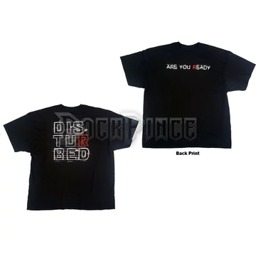 Disturbed - Are You Ready? - Unisex Póló - DISTS12MB