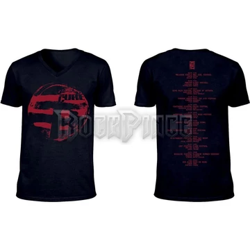 THE CURE - EASTERN RED LOGO - unisex póló - CUREVNE10MB