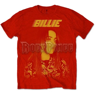 Billie Eilish - Racer Logo Jumbo - Unisex Póló - BILLIETS15MR