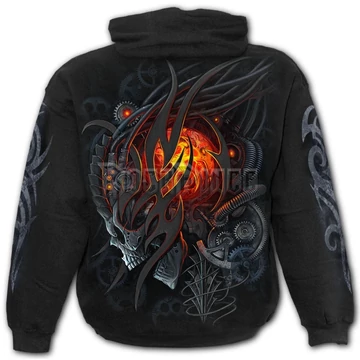 STEAMPUNK SKULL - Hoody Black (Plain) - T189M451