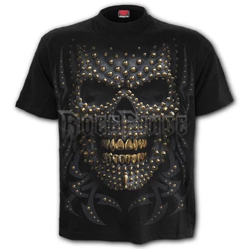 BLACK GOLD - Front Print T-Shirt Black - M031M121