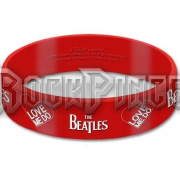 THE BEATLES - Love Me Do - szilikon karkötő - BEATGUM01