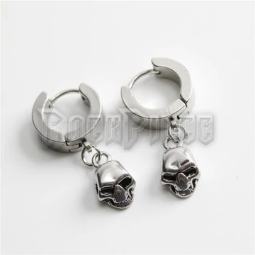Thick Hoop with Skull - fülbevaló /1 db