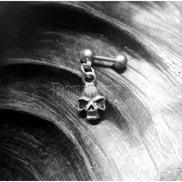 Skull - tragus / helix piercing