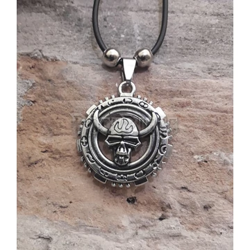 Viking Helmet Skull - medál