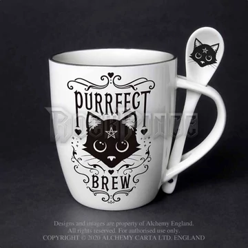 Alchemy - Purrfect Brew - bögre és kiskanál szett ALMUG20