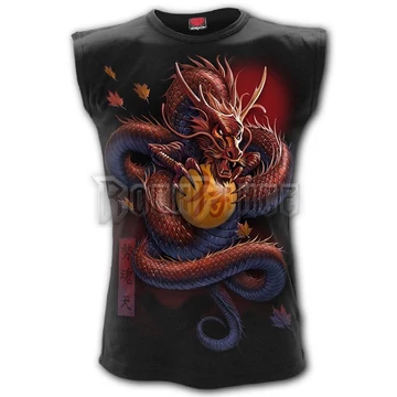 SAMURAI - Sleeveless T-Shirt Black - E033M001