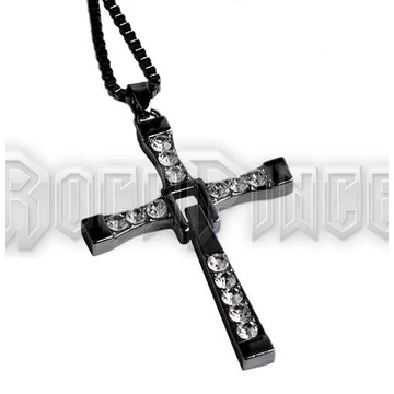 'Vin Diesel' Cross Black - Dominic Toretto - acél medál
