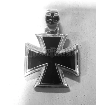 Big Black Iron Cross II. - acél medál /4,5 cm/