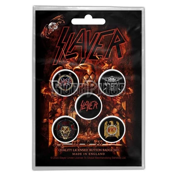 Slayer - Eagle - 5 db-os kitűző szett - BB075