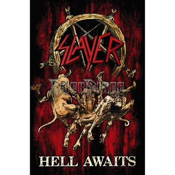 Slayer - Hell Awaits - Textil Poszter / Zászló - TP249