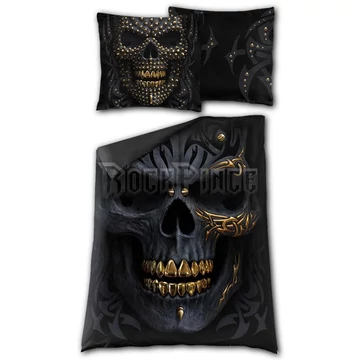 BLACK GOLD - Single Duvet Cover + UK And EU Pillow case - M031A508