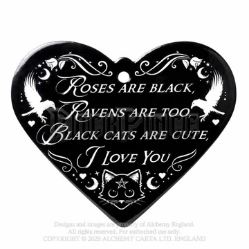 Alchemy - Roses Are Black - Poetic Heart - edényalátét CT11