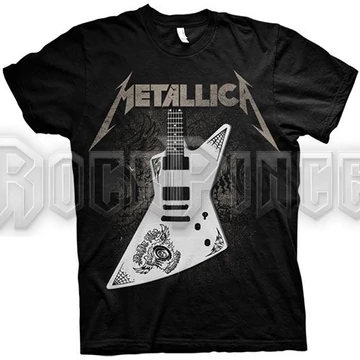 Metallica - Papa Het Guitar - Unisex Póló - METTS33MB