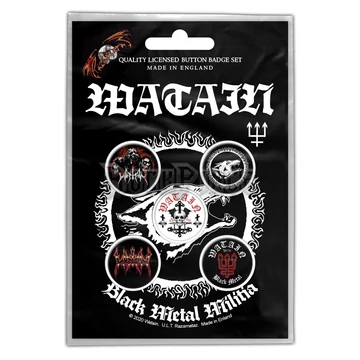 Watain - Black Metal Militia - 5 db-os kitűző szett - BB076