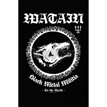 Watain - Black Metal Militia - Textil Poszter / Zászló - TP254
