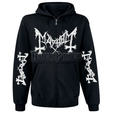 MAYHEM - DE MYSTERIIS DOM SATHANAS - cipzáras kapucnis pulóver